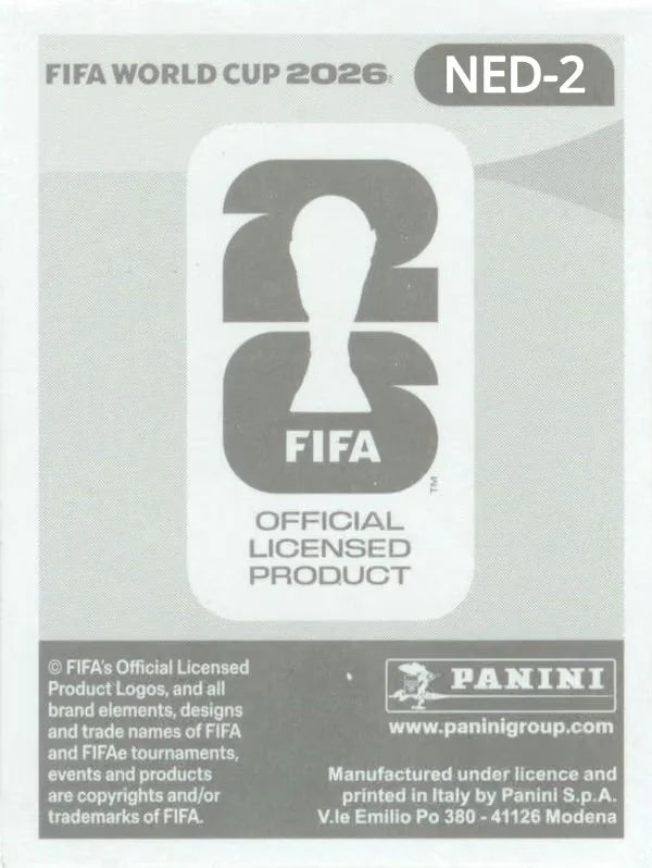 Panini FIFA World Cup 2026 Sticker NED 2 Bart Verbruggen International Edition