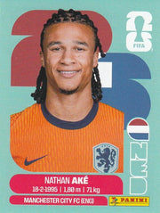 Panini FIFA World Cup 2026 Sticker NED 7 Nathan Aké International Edition