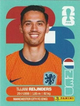 Panini FIFA World Cup 2026 Sticker NED 10 Tijjani Reijnders International Edition