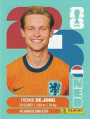 Panini FIFA World Cup 2026 Sticker NED 14 Frenkie de Jong International Edition