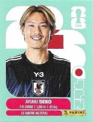 Panini FIFA World Cup 2026 Sticker JPN 4 Ayumu Seko International Edition