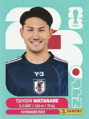 Panini FIFA World Cup 2026 Sticker JPN 7 Tsuyoshi Watanabe International Edition