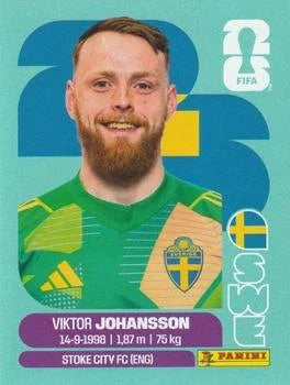 Panini FIFA World Cup 2026 Sticker SWE 2 Victor Johansson International Edition