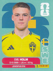 Panini FIFA World Cup 2026 Sticker SWE 5 Emil Holm International Edition