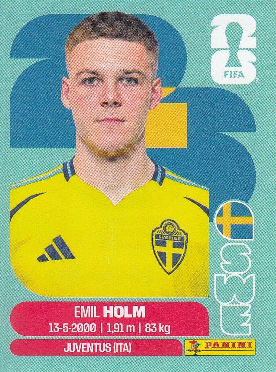 Panini FIFA World Cup 2026 Sticker SWE 5 Emil Holm International Edition
