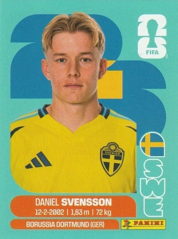 Panini FIFA World Cup 2026 Sticker SWE 14 Daniel Svensson International Edition