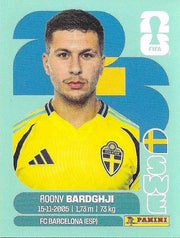 Panini FIFA World Cup 2026 Sticker SWE 16 Roony Bardghji International Edition