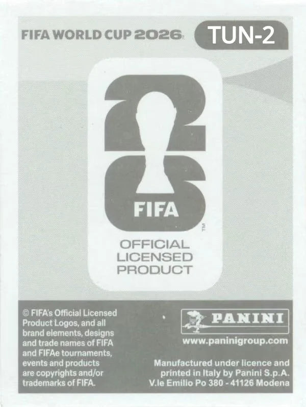 Panini FIFA World Cup 2026 Sticker TUN 2 Bechir Ben Said International Edition