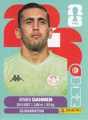 Panini FIFA World Cup 2026 Sticker TUN 3 Aymen Dahmen International Edition