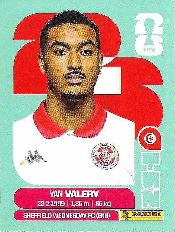 Panini FIFA World Cup 2026 Sticker TUN 4 Van Valery International Edition