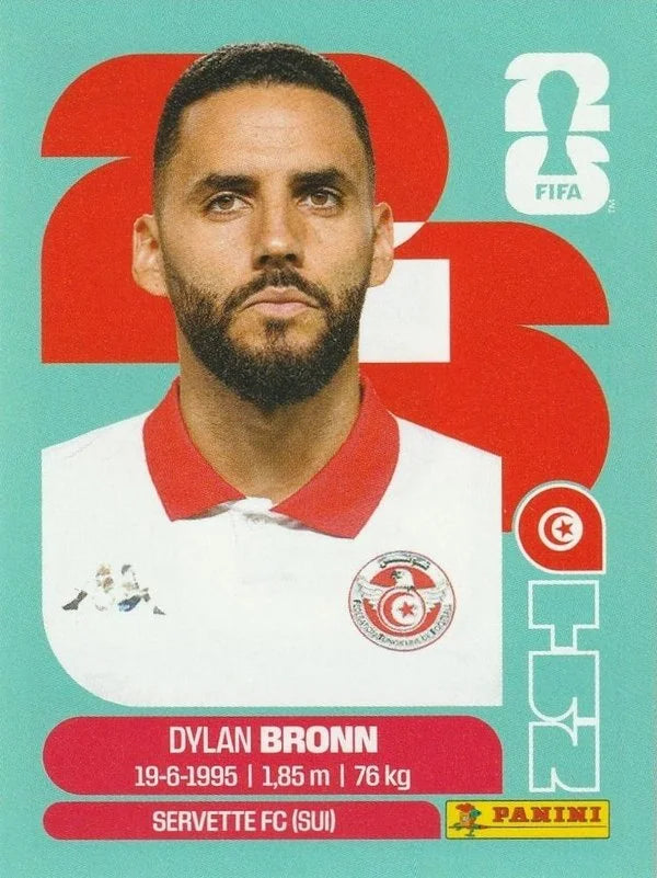 Panini FIFA World Cup 2026 Sticker TUN 8 Dylan Bronn International Edition