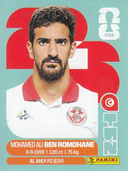 Panini FIFA World Cup 2026 Sticker TUN 12 Mohamed Ali Ben Romdhane International Edition