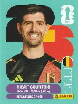 Panini FIFA World Cup 2026 Sticker BEL 2 Thibaut Courtois International Edition