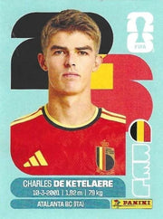 Panini FIFA World Cup 2026 Sticker BEL 17 Charles De Ketelaere International Edition