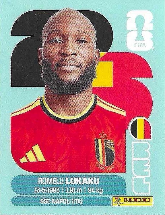 Panini FIFA World Cup 2026 Sticker BEL 20 Romelu Lukaku International Edition