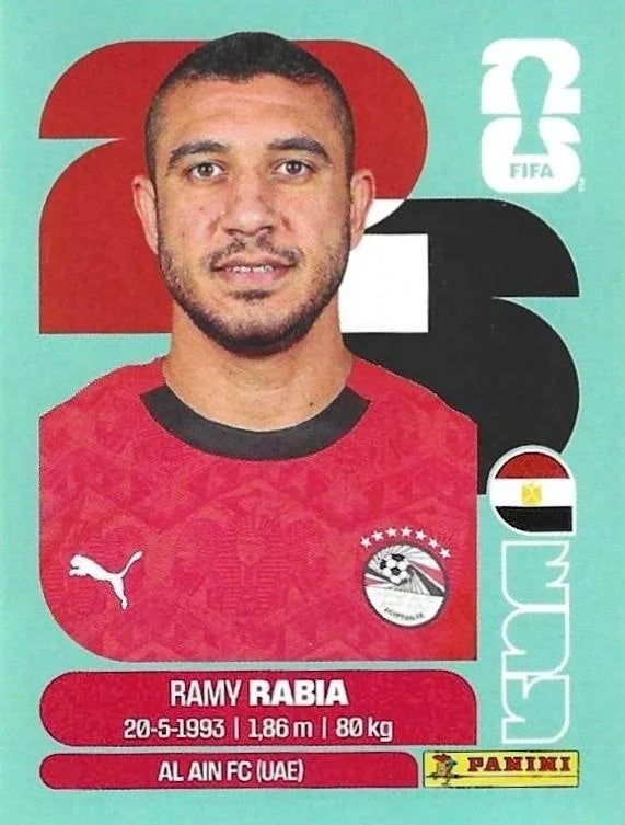 Panini FIFA World Cup 2026 Sticker EGY 7 Ramy Rabia International Edition