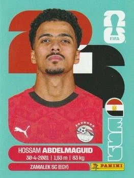 Panini FIFA World Cup 2026 Sticker EGY 8 Hossam Abdelmaguid International Edition