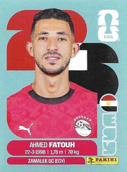 Panini FIFA World Cup 2026 Sticker EGY 9 Ahmed Fatouh International Edition