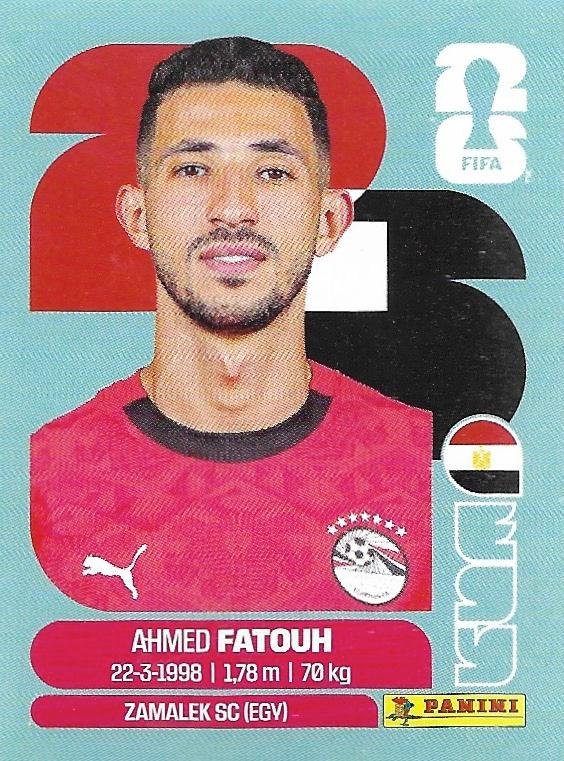 Panini FIFA World Cup 2026 Sticker EGY 9 Ahmed Fatouh International Edition
