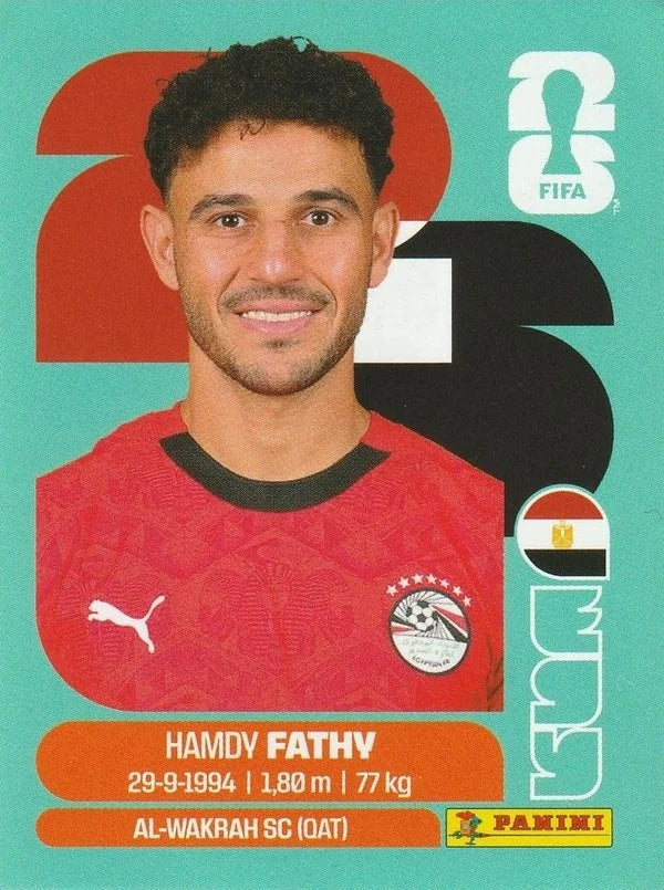 Panini FIFA World Cup 2026 Sticker EGY 12 Hamdy Fathy International Edition