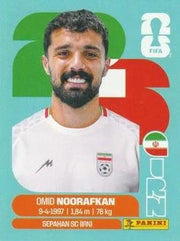 Panini FIFA World Cup 2026 Sticker IRN 14 Omid Noorafkan International Edition