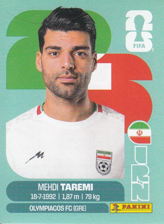 Panini FIFA World Cup 2026 Sticker IRN 18 Mehdi Taremi International Edition