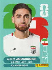 Panini FIFA World Cup 2026 Sticker IRN 19 Alireza Jahanbakhsh International Edition
