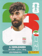 Panini FIFA World Cup 2026 Sticker IRN 20 Ali Gholizadeh International Edition