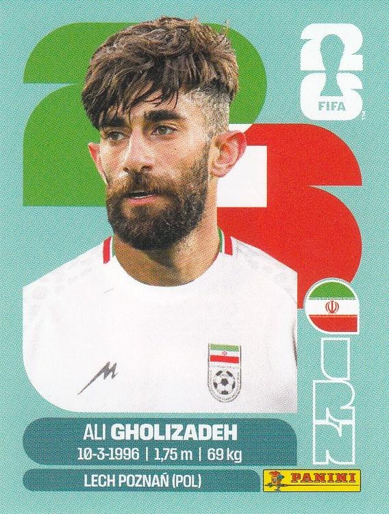 Panini FIFA World Cup 2026 Sticker IRN 20 Ali Gholizadeh International Edition