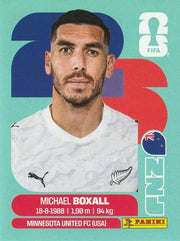 Panini FIFA World Cup 2026 Sticker NZL 4 Michael Boxall International Edition