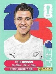 Panini FIFA World Cup 2026 Sticker NZL 7 Tyler Bindon International Edition