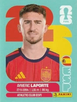 Panini FIFA World Cup 2026 Sticker ESP 4 Aymeric Laporte International Edition