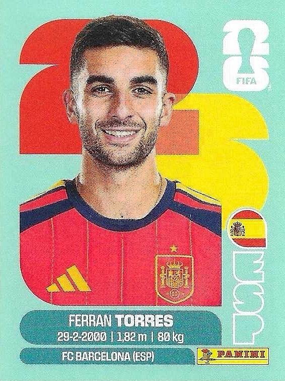 Panini FIFA World Cup 2026 Sticker ESP 18 Ferran Torres International Edition