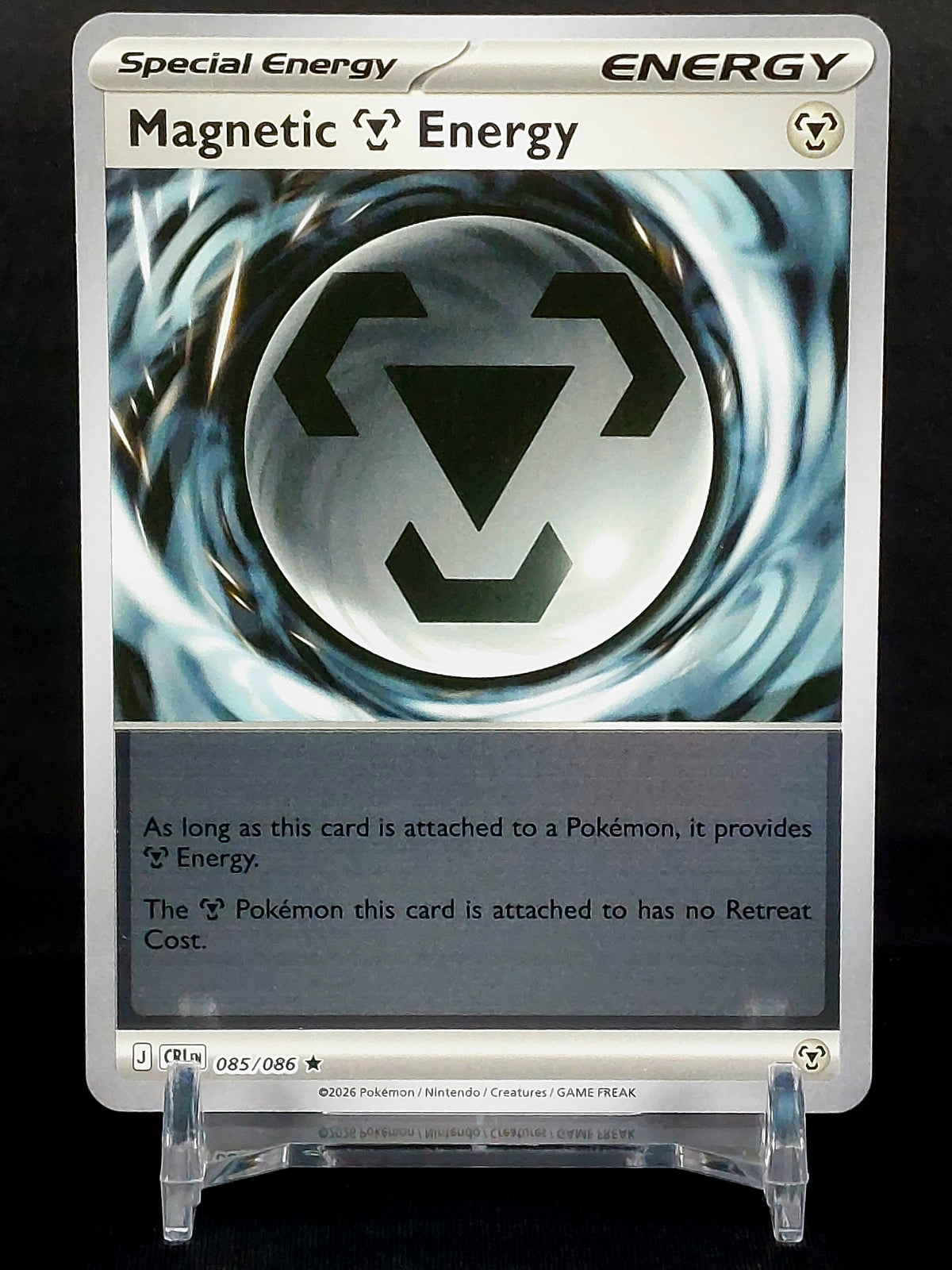 Magnetic Metal Energy 085/086 · Reverse Holofoil (Chaos Rising)
