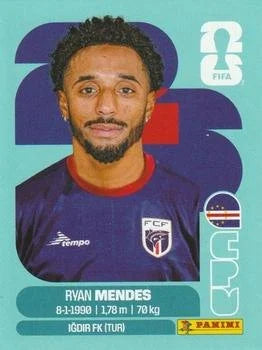 Panini FIFA World Cup 2026 Sticker CPV 17 Ryan Mendes International Edition