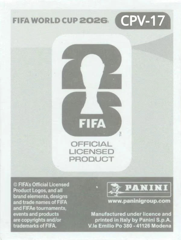 Panini FIFA World Cup 2026 Sticker CPV 17 Ryan Mendes International Edition
