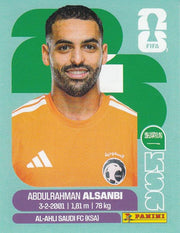 Panini FIFA World Cup 2026 Sticker KSA 3 Abdulrahman Al-Sanbi International Edition
