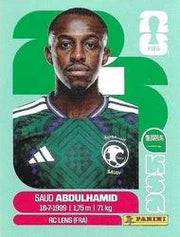 Panini FIFA World Cup 2026 Sticker KSA 4 Saud Abdulhamid International Edition
