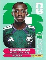 Panini FIFA World Cup 2026 Sticker KSA 4 Saud Abdulhamid International Edition
