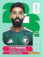 Panini FIFA World Cup 2026 Sticker KSA 5 Nawaf Bouwashl International Edition
