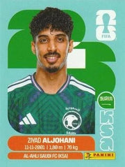 Panini FIFA World Cup 2026 Sticker KSA 10 Ziyad Aljohani International Edition