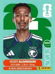 Panini FIFA World Cup 2026 Sticker KSA 12 Nasser Aldawsari (Saudi Arabia International Edition