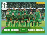 Panini FIFA World Cup 2026 Sticker KSA 13 We Are Saudi Arabia Team Photo International Edition