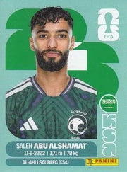 Panini FIFA World Cup 2026 Sticker KSA 14 Saleh Abu Alshamat International Edition