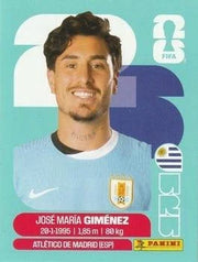 Panini FIFA World Cup 2026 Sticker URU 5 José María Giménez International Edition
