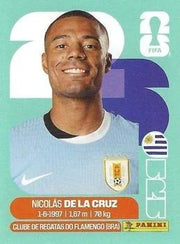 Panini FIFA World Cup 2026 Sticker URU 15 Nicolás de la Cruz International Edition