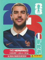 Panini FIFA World Cup 2026 Sticker FRA 3 Theo Hernandez International Edition