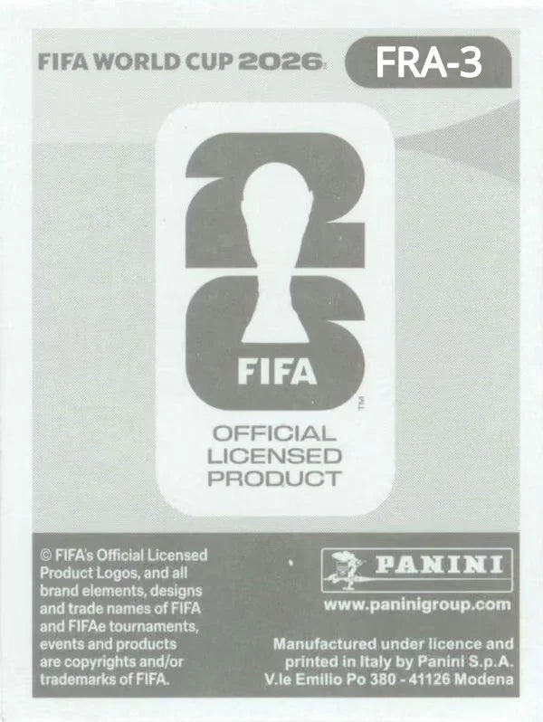 Panini FIFA World Cup 2026 Sticker FRA 3 Theo Hernandez International Edition