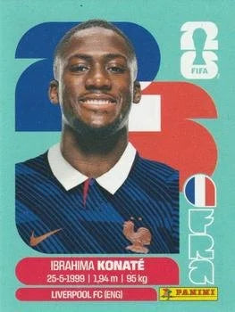 Panini FIFA World Cup 2026 Sticker FRA 6 Ibrahima Konate International Edition