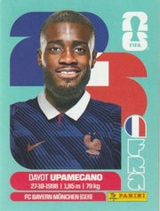 Panini FIFA World Cup 2026 Sticker FRA 7 Dayot Upamecano International Edition